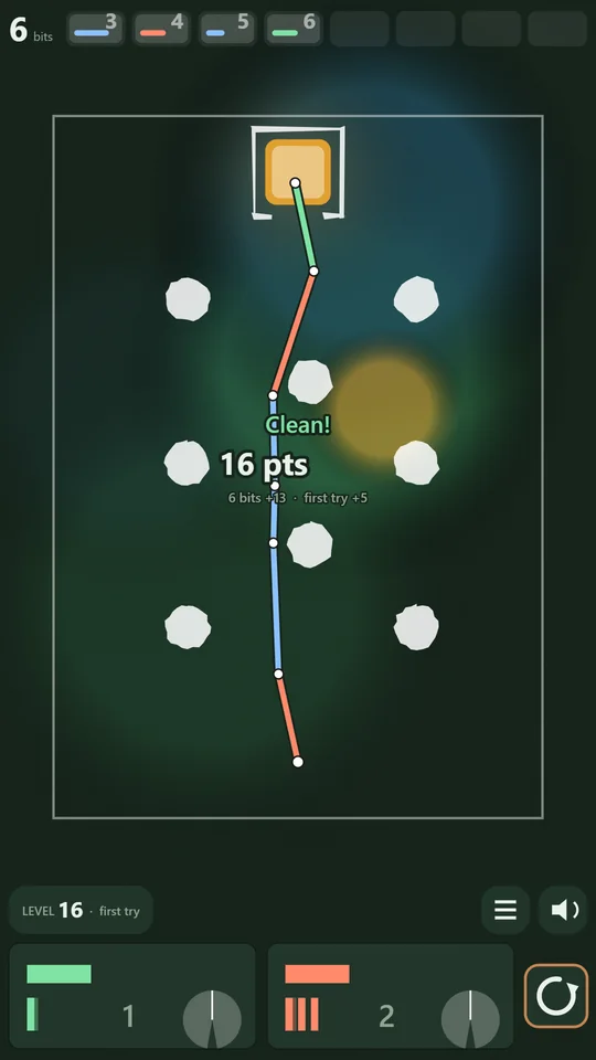 A forest level cleared on a phone